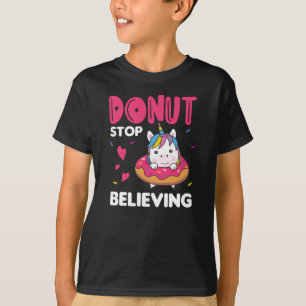 Camiseta Rosquinha Unicorn Pun Colorful Unicorns Rosquinha
