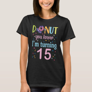 Camiseta Rosquinha Você sabe que estou virando aniversário