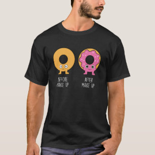 Camiseta Rosquinhas Antes E Após Rosquinhas De Comida De Ro