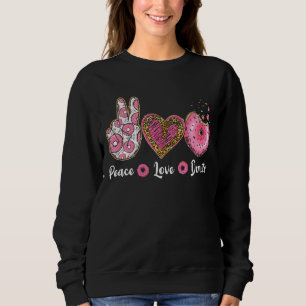 Camiseta Rosquinhas de Amor pela Paz Meninos Mulheres Menin