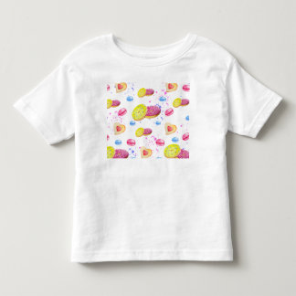 Camiseta Rosquinhas doces com padrão de vidros colorido