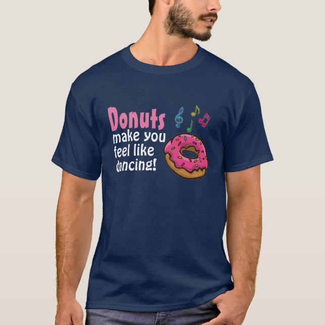 Camiseta Rosquinhas fazem você sentir vontade de dançar cam (Frente)