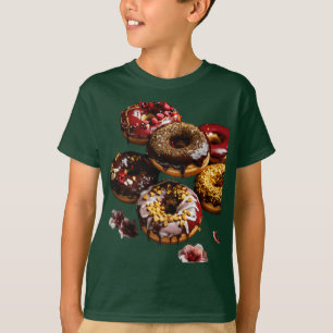 Camiseta "Rosquinhas Gourmet Gótica" desenhadas Crianças