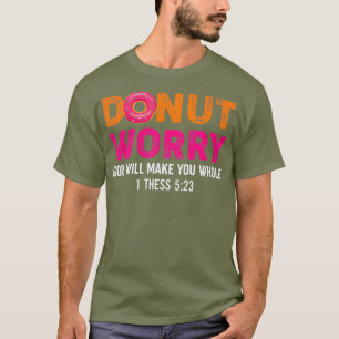 Camiseta Rosquinhas Religiosas Engraçadas Que Deus Te Faç
