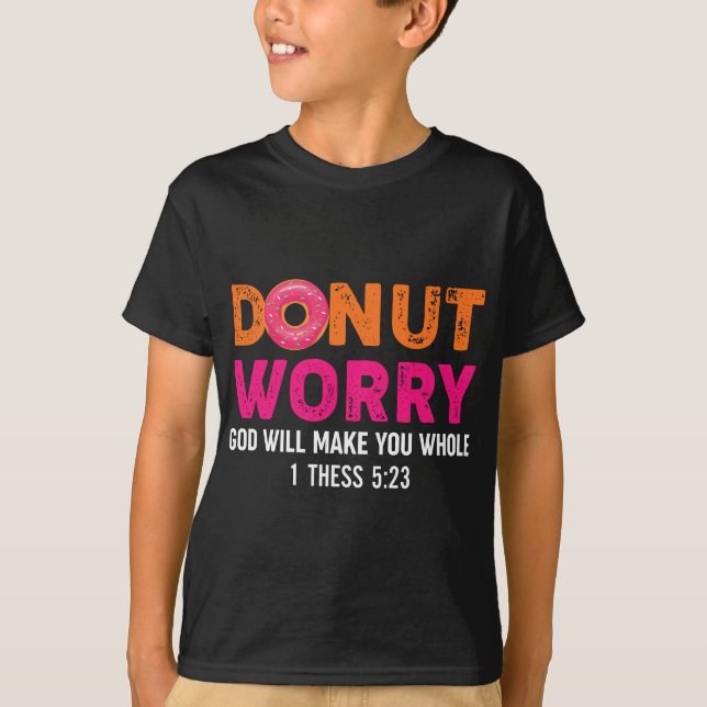 Camiseta Rosquinhas Religiosas Engraçadas Que Deus Te Torne (Frente)