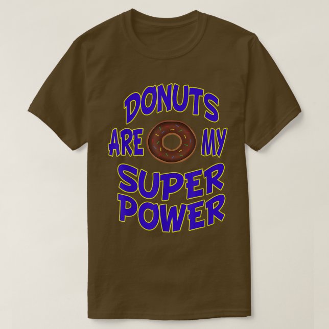 Camiseta Rosquinhas São Minhas Sobrepotentes Porcas Fazendo (Frente do Design)