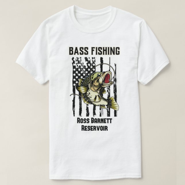 Camiseta Ross Barnett Reservoir Mississippi (Frente do Design)