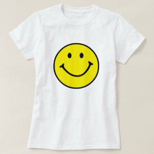 Camiseta Rosto Amarelo Original para Mulheres