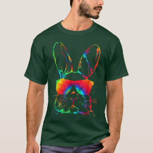 Camiseta Rosto Coelhinho Com Óculos De Sol, Colar Crianças,