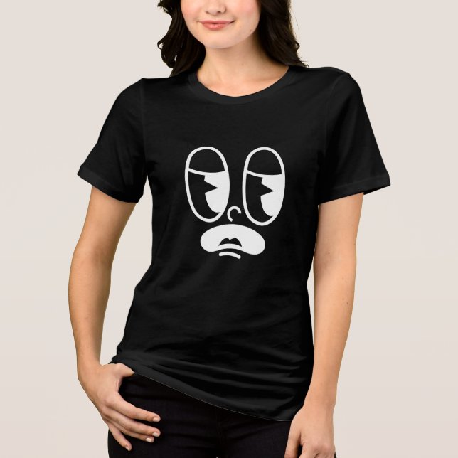 Camiseta Rosto com Falha Atordoado (Frente)