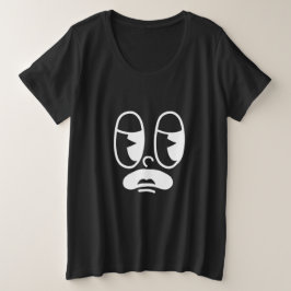 Camiseta Rosto com Falha Grogue