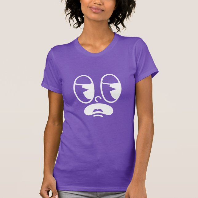 Camiseta Rosto com Falha Grogue (Frente)