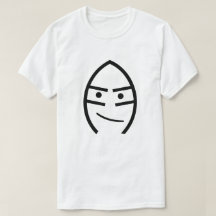 Rosto com sorriso, branco