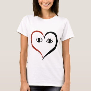 Camiseta Rosto Coração