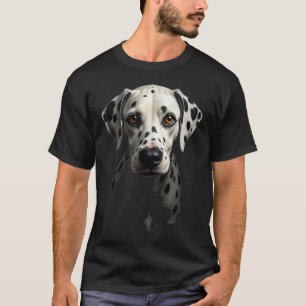 Camiseta Rosto Dalmático Negro