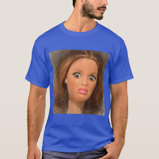 Camiseta Rosto de boneca nojento