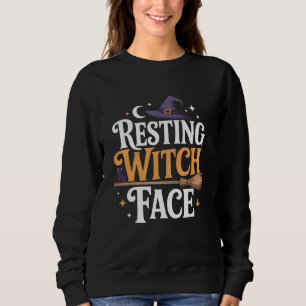 Camiseta Rosto de Bruxa Descansada - na moda e Dia das Brux