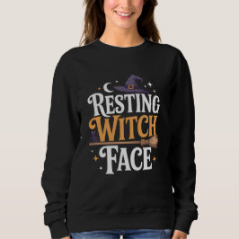 Camiseta Rosto de Bruxa Descontraída - Halloween elegante e