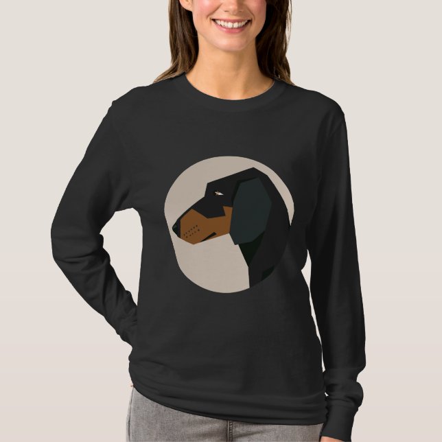 Camiseta Rosto de Cachshund (Frente)