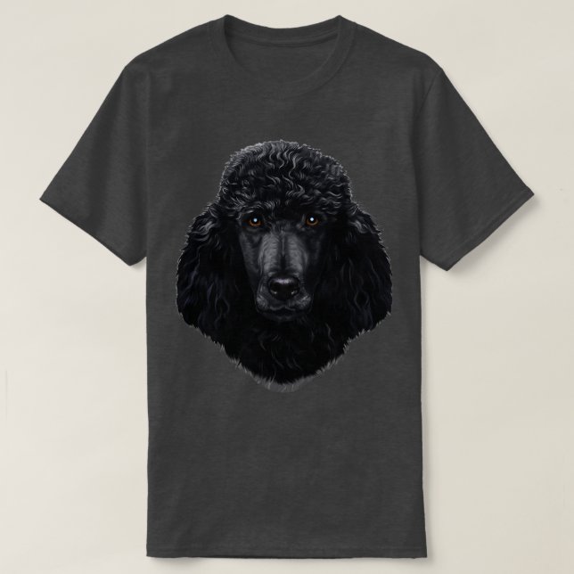 Camiseta Rosto de Canela Preta (Frente do Design)