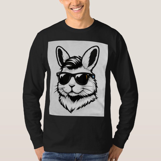 Camiseta rosto de coelho (Frente)