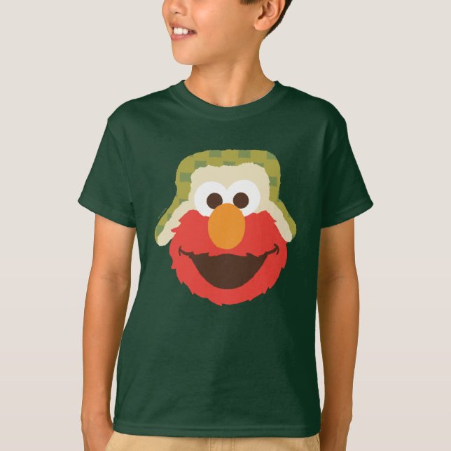Camiseta Rosto de Elmo na Floresta (Frente)