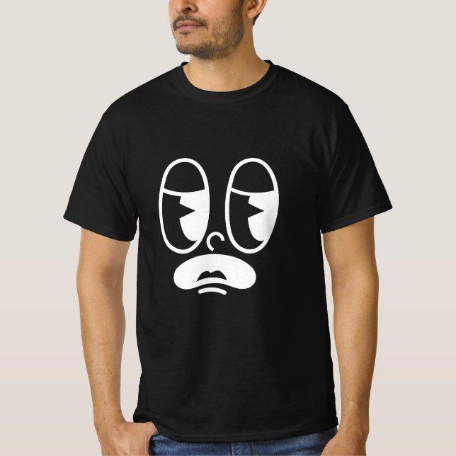 Camiseta Rosto de Falha Atordoado (Frente)