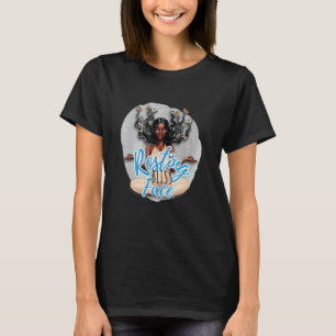 Camiseta Rosto de Felicidade em Descanso Yoga Meditação 1