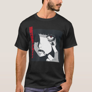 Camiseta Rosto de garota de anime de terror família