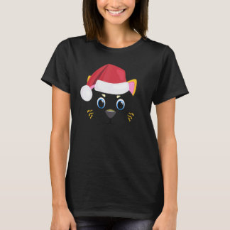 Camiseta Rosto de Gato Animal Grande Rosto Fofo Fantasia Na