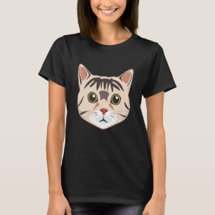Camiseta Rosto de Gato Meowdy Fofinho Meme de Gatinho 1
