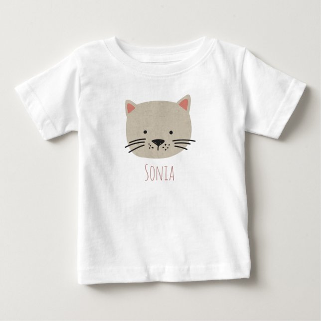 Camiseta Rosto de Gatos Brancos (Frente)
