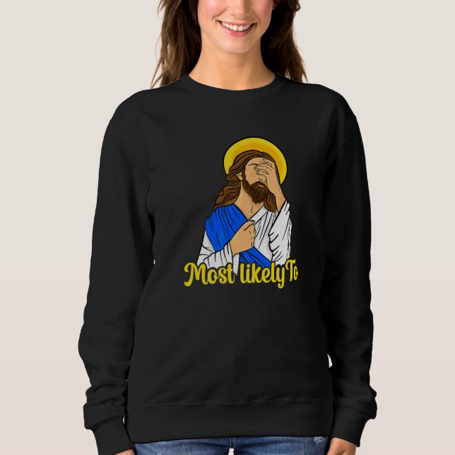 Camiseta Rosto de Jesus Facepalm Mais Provável (Frente)
