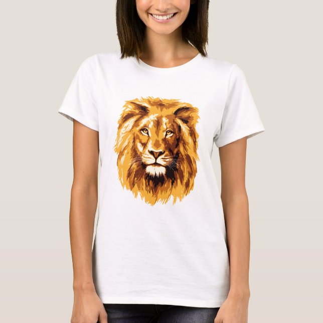 Camiseta Rosto de Leão (Frente)