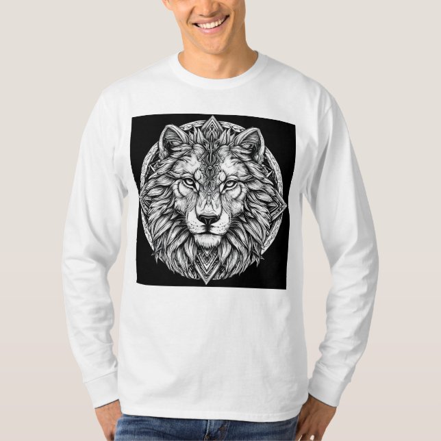 Camiseta Rosto de leão (Frente)
