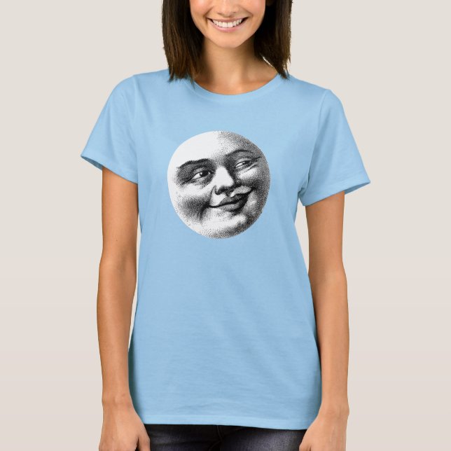 Camiseta Rosto de Lua Antigo (Frente)