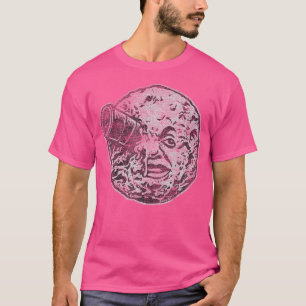 Camiseta Rosto de Lua de Nave Espacial