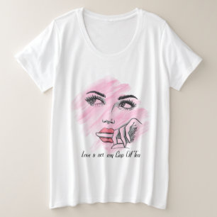Camiseta Rosto de Menina Bonita