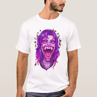 Camiseta Rosto de Monstro