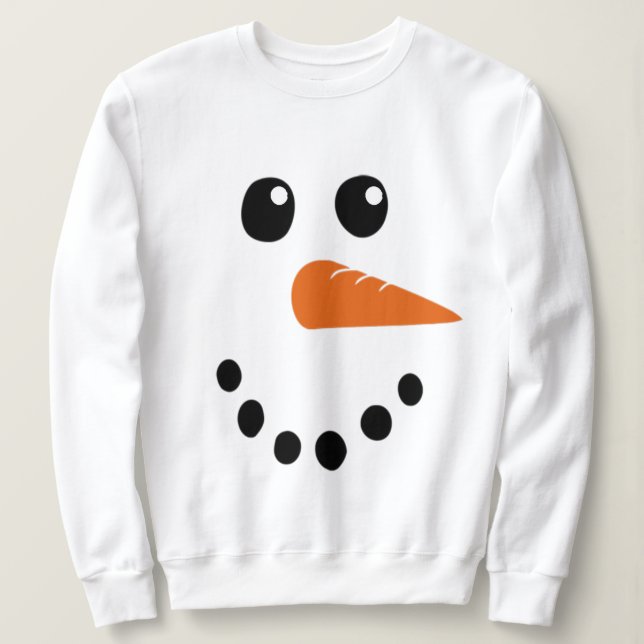 Camiseta Rosto de Neve (Frente do Design)