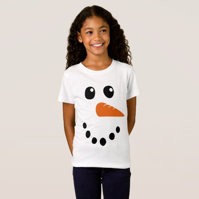 Camiseta Rosto de Neve (Frente Completa)