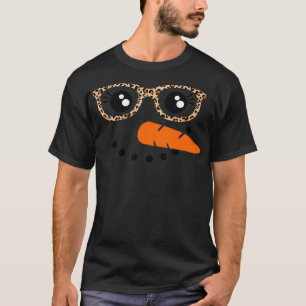 Camiseta Rosto de Neve Carrot Nose Natal Cosplay