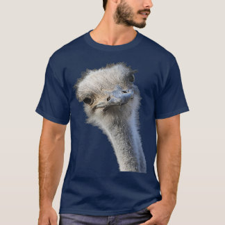 Camiseta Rosto De Ostrich Com Expressão Inglesa (2)