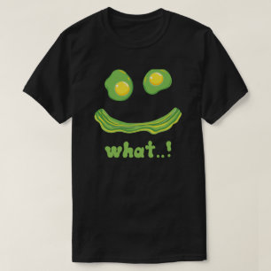 Camiseta Rosto de Ovo de Abacate Engraçado - "O Quê..!"