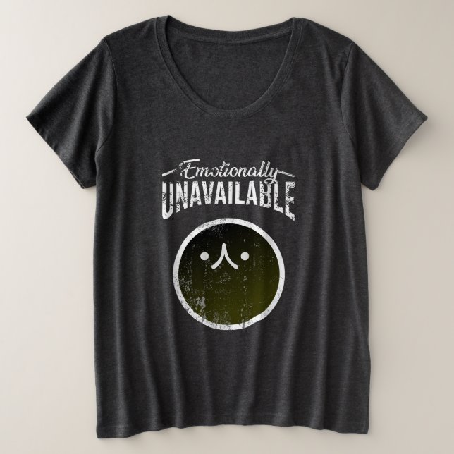 Camiseta Rosto de Pinguim-Sangrento Emocionalmente Indispon (Frente do Design)