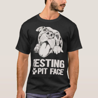 Camiseta Rosto de Pit em Descanso