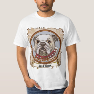 Camiseta Rosto de Poker do Buldogue