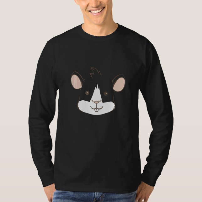 Camiseta Rosto de Porquinho-da-Índia (Frente)