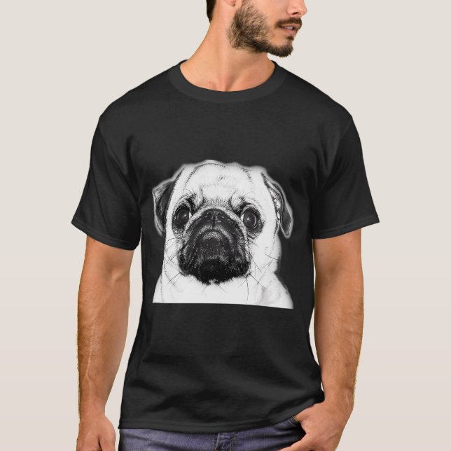 CAMISETA ROSTO DE PUG (Frente)