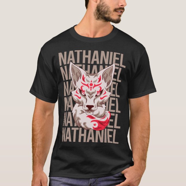 Camiseta Rosto de Raposa - Nathaniel Nome (Frente)